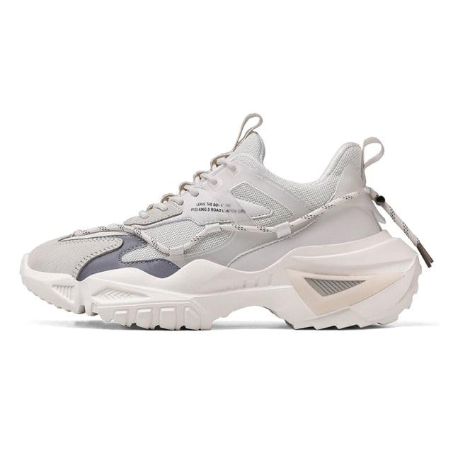 Mens Strong Casual Fashion Chunky Sneakers Height Increasing Spring Thick Sole Footwear Fashion High Quality Sneakers Slip on Walking Shoes High Top Casual Shoes For Men