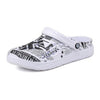 Mens Summer Shoes Sandals Holes Sandals Hollow Breathable Flip Flops Fashion Beach Slippers Garden Clogs Sandals Arch Support Cushioned Yard Unisex Comfortable Clogs - Gray / 12