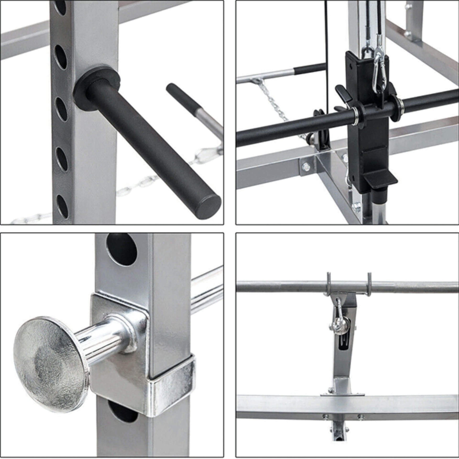 Merax Multi-Functional Olympic Power Squat Rack Cage For Home & Gym (SAK98719)