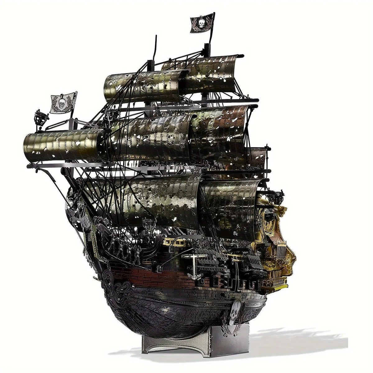 Metal 3D Pirate Ship Puzzle - Flying Dutchman