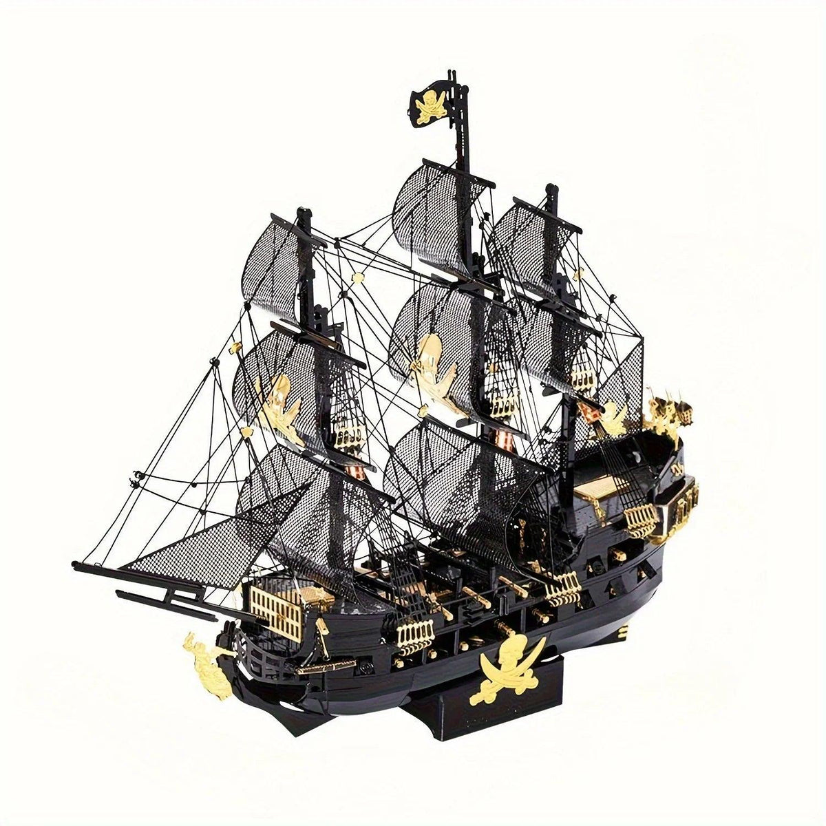 Metal 3D Pirate Ship Puzzle - Flying Dutchman