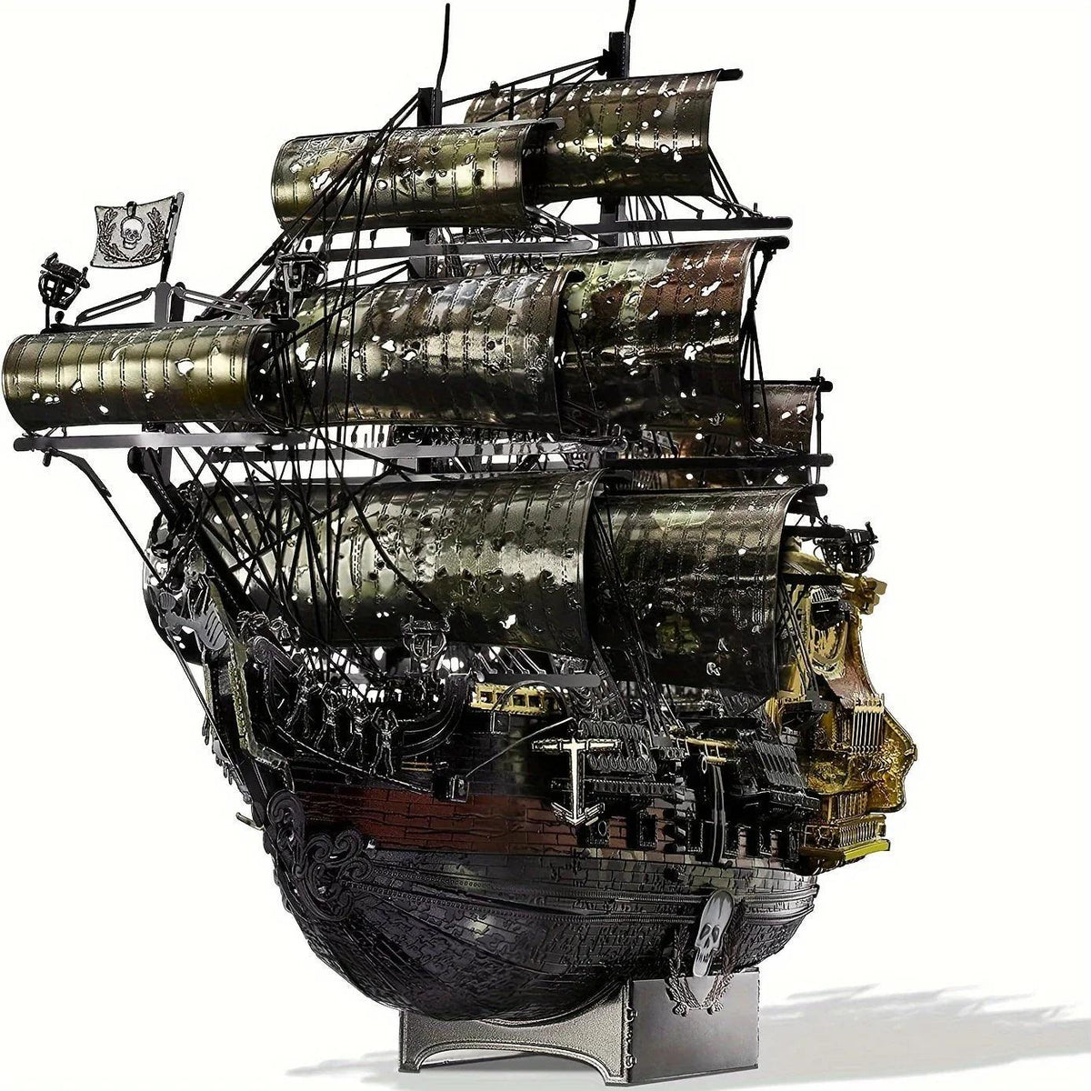 Metal 3D Pirate Ship Puzzle - Flying Dutchman