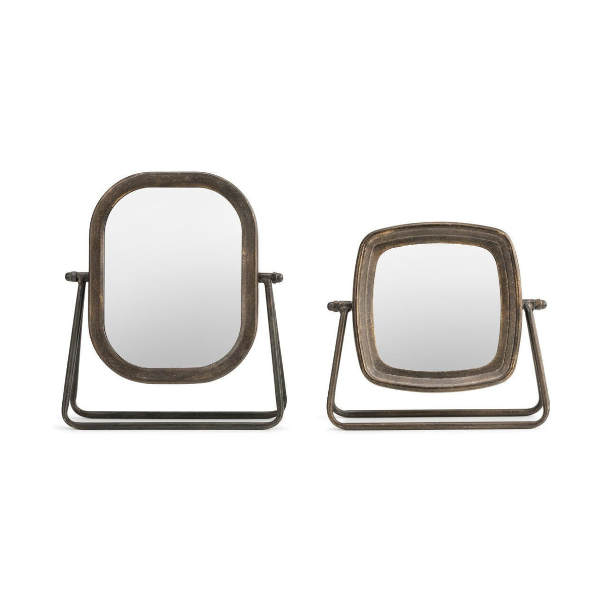 Metal Tabletop Mirror