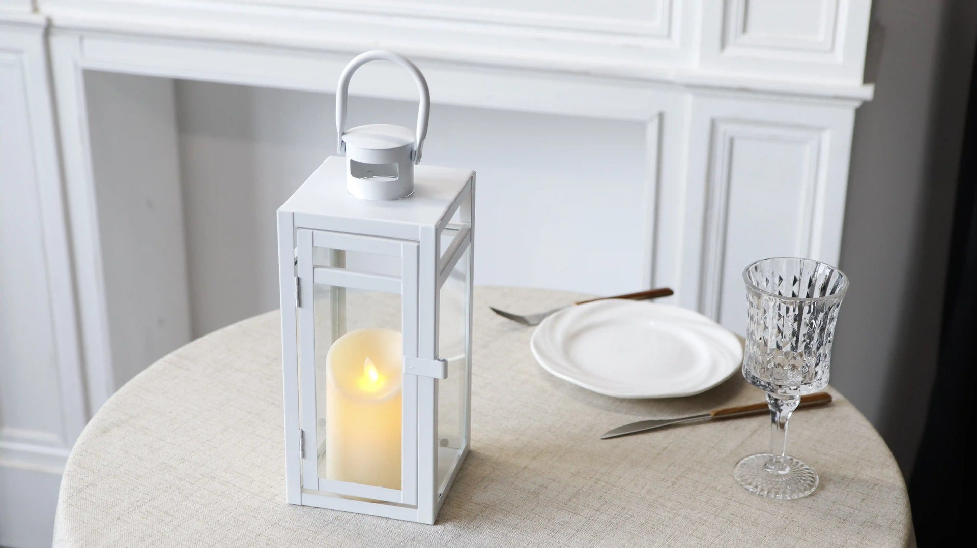 Set of 3 Metal Candle Lantern-12/15/19