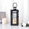 12''H Memorial Lantern (Matte Black)