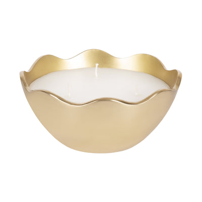 Alessia Metal Candle Bowl
