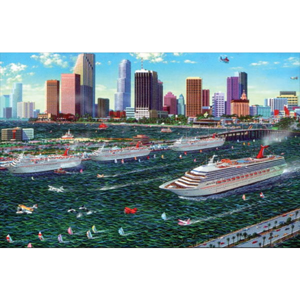 Alexander Chen - Miami Cruising (FB) (UNFRAMED)