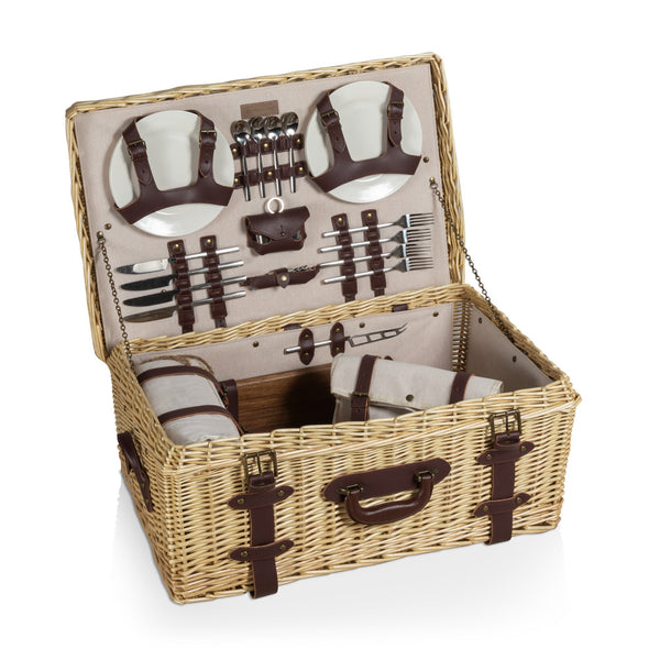 Charleston Picnic Basket for 4 Picnic Time Family of Brands