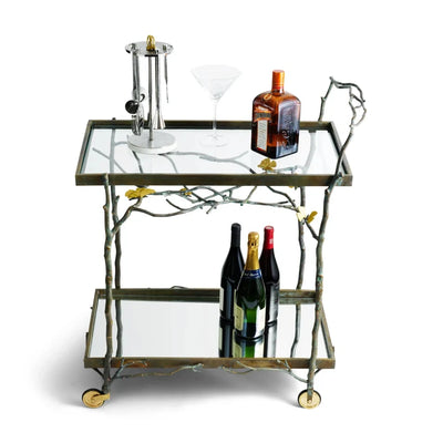 Butterfly Ginkgo Bar Cart by Michael Aram