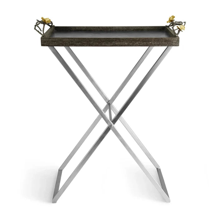 Butterfly Ginkgo Butler Tray Stand by Michael Aram