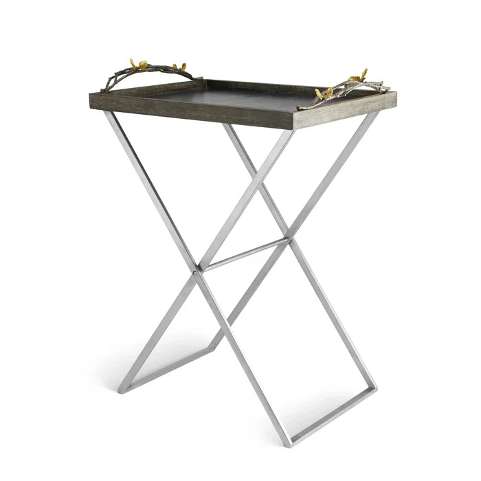 Butterfly Ginkgo Butler Tray Stand by Michael Aram