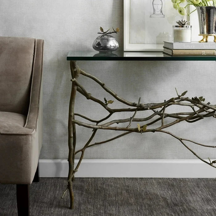 Butterfly Ginkgo Console Table by Michael Aram