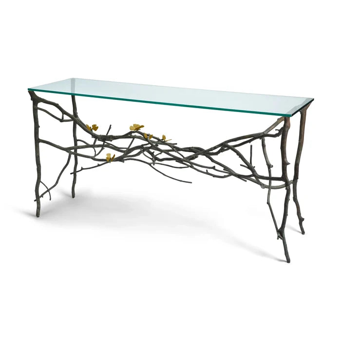 Butterfly Ginkgo Console Table by Michael Aram