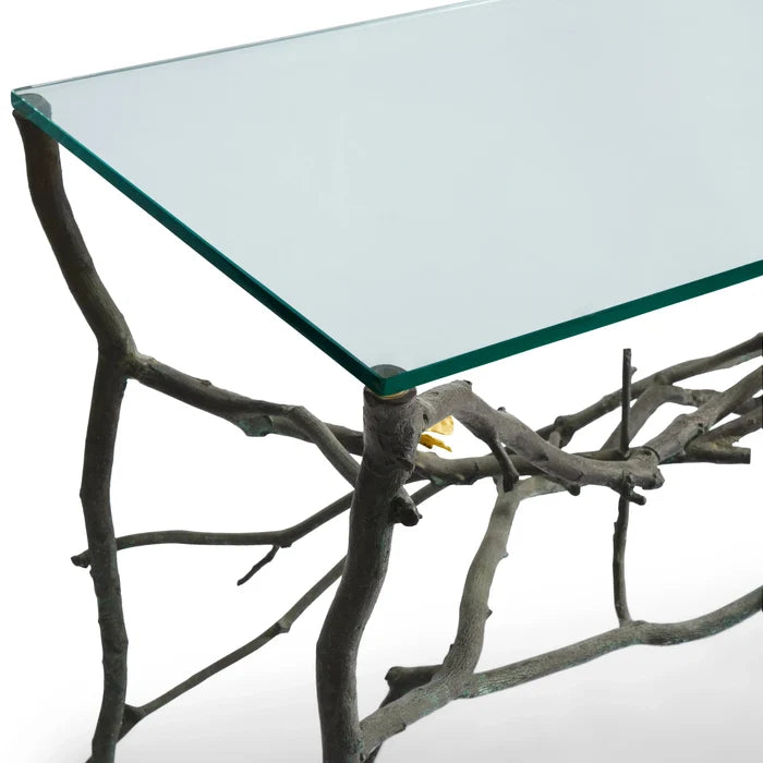 Butterfly Ginkgo Console Table by Michael Aram