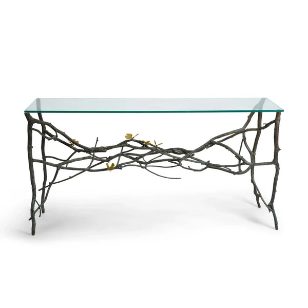 Butterfly Ginkgo Console Table by Michael Aram