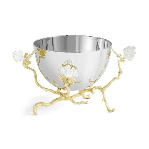 Butterfly Ginkgo Gold Bowl by Michael Aram
