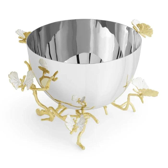 Butterfly Ginkgo Gold Bowl by Michael Aram