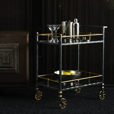 Forged Bar Cart by Michael Aram