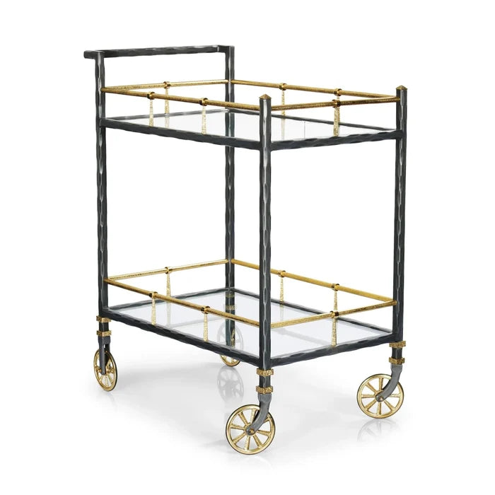Forged Bar Cart by Michael Aram