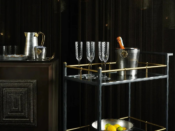Forged Bar Cart by Michael Aram