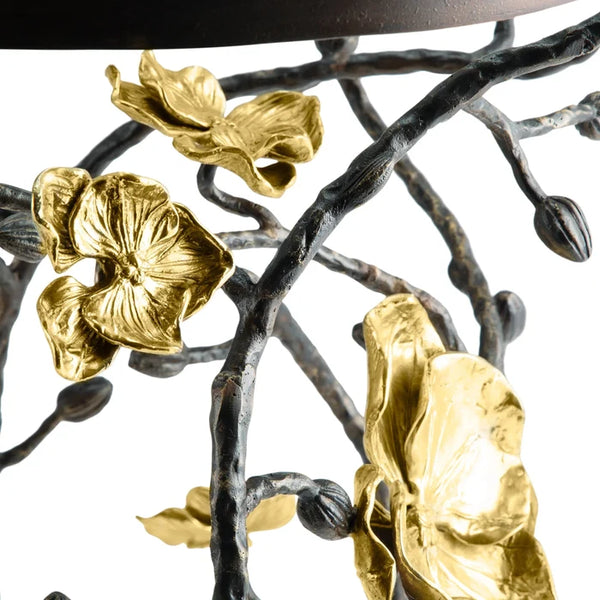 Gold Orchid Accent Table by Michael Aram