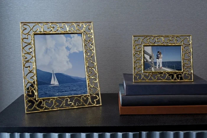 Heart Frame - Gold or Silver