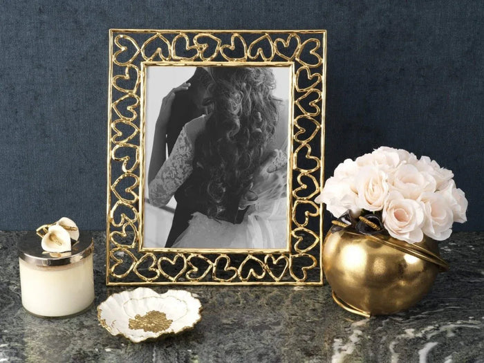 Heart Frame - Gold or Silver