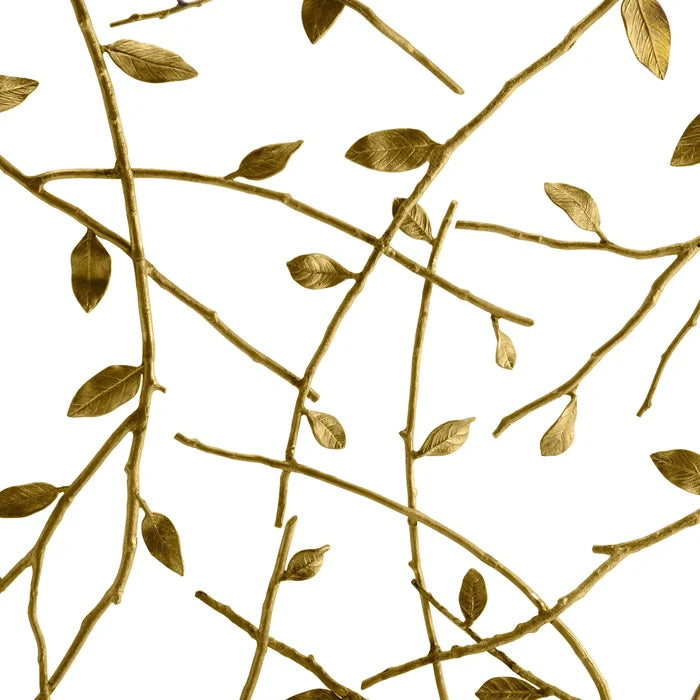 Twig & Leaf Decorative Fireplace Screen by Michael Aram