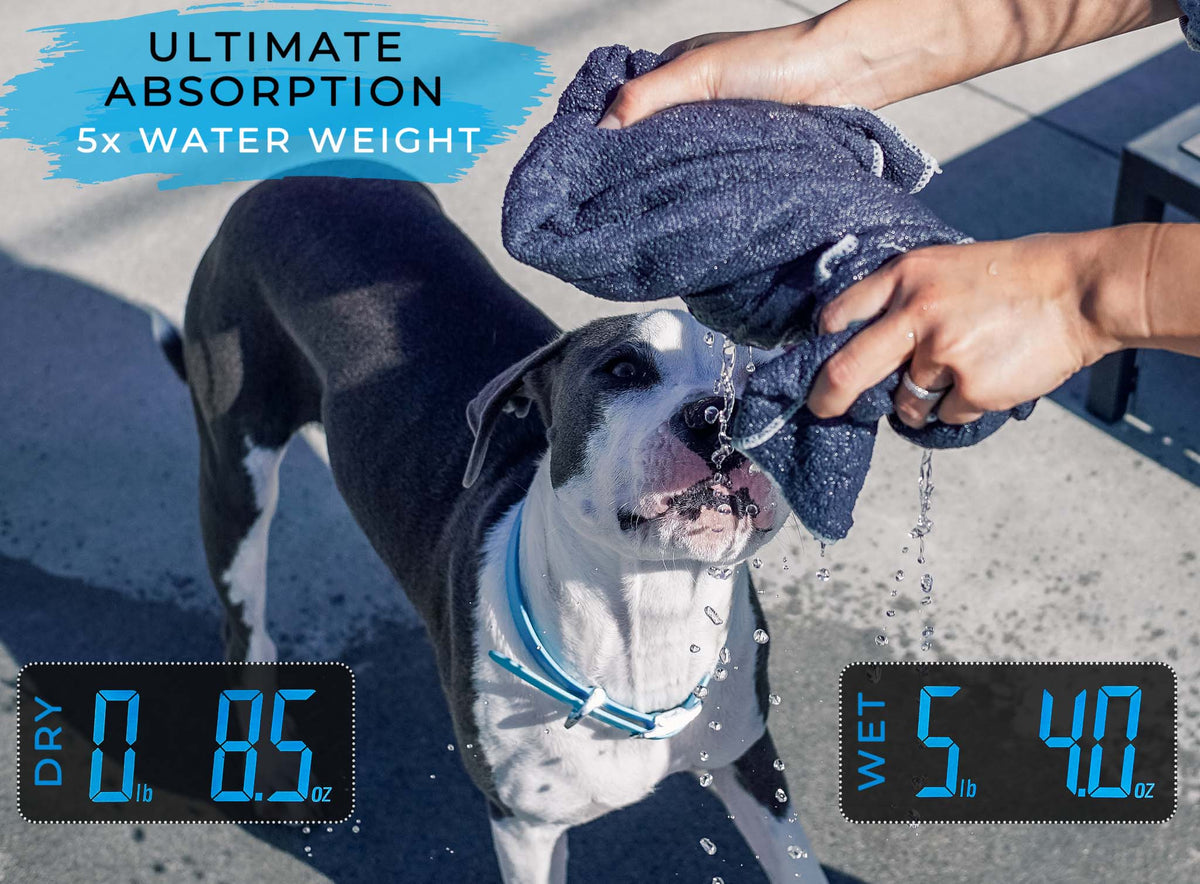 Microfiber Pet Towel Set - Quick Drying & Soft for Pets