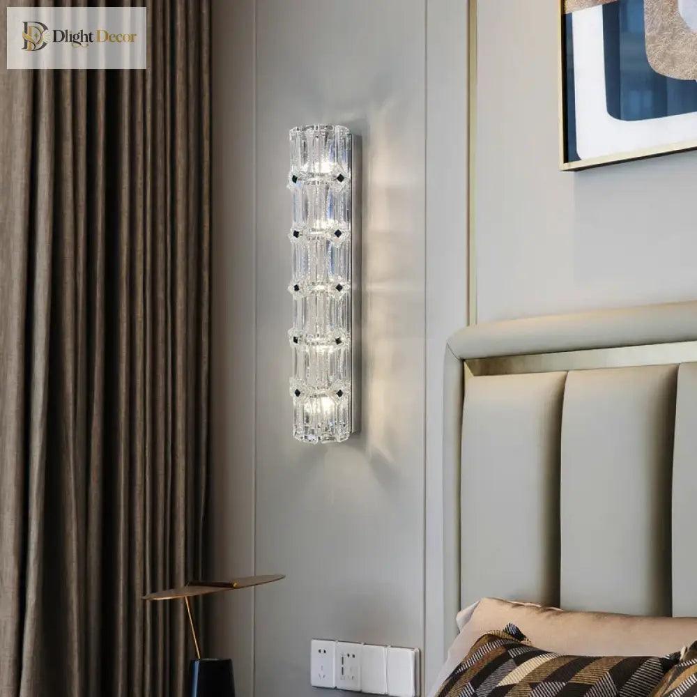 Mila Crystal Wall Sconce | Bedroom & Bedside Lighting