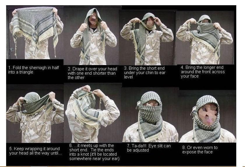 Military Scarves Shemagh Multifunction Tactical cotton head Scarf square Arabic Keffiyeh Wrap Bandana Women Men Scarf Shawl Wrap Pattern of Arab Shemagh Keffiyeh Men Arab Kufiyah Keffiyeh Arabic Muslim Head Wrap