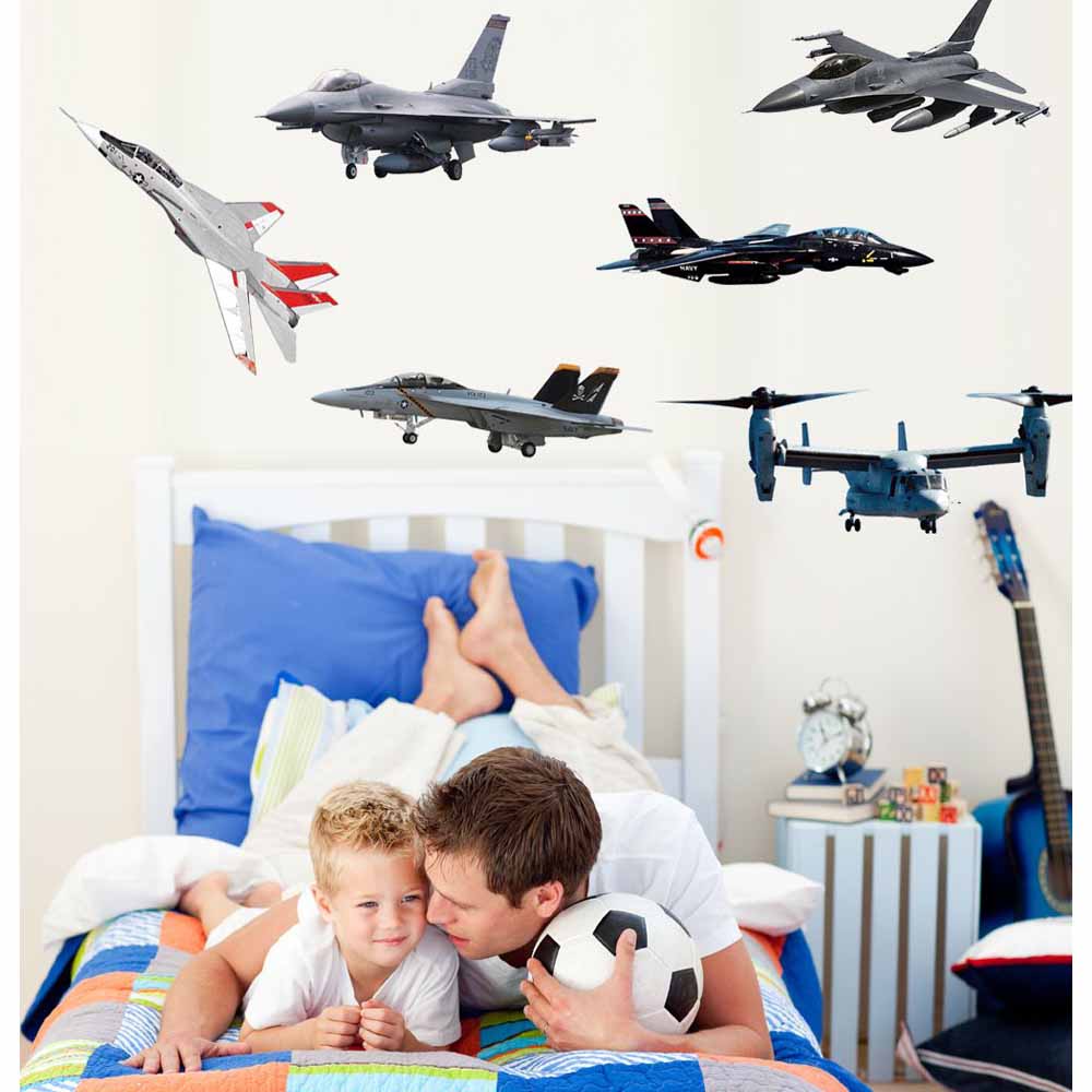 Military Aircraft Master-Pack Wall Decals