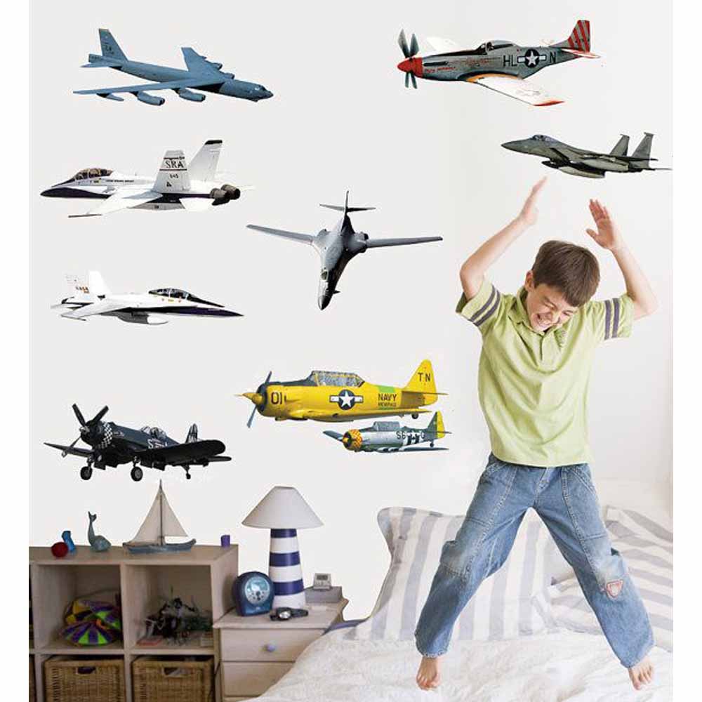 Military Aircraft Master-Pack Wall Decals