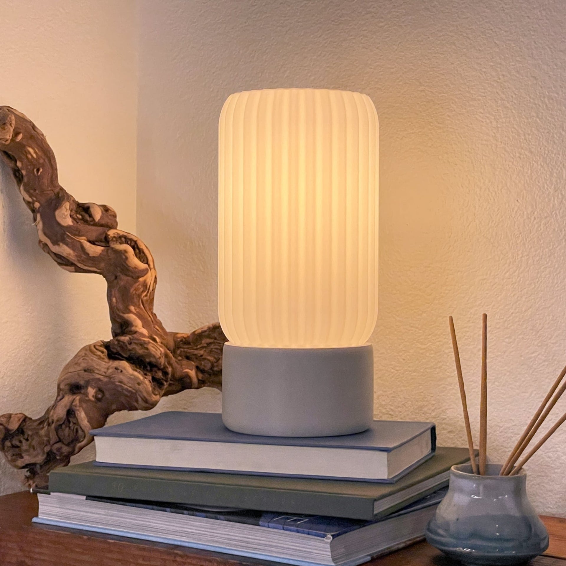 Milk Shade Barrel Table Lamp Terra Labs