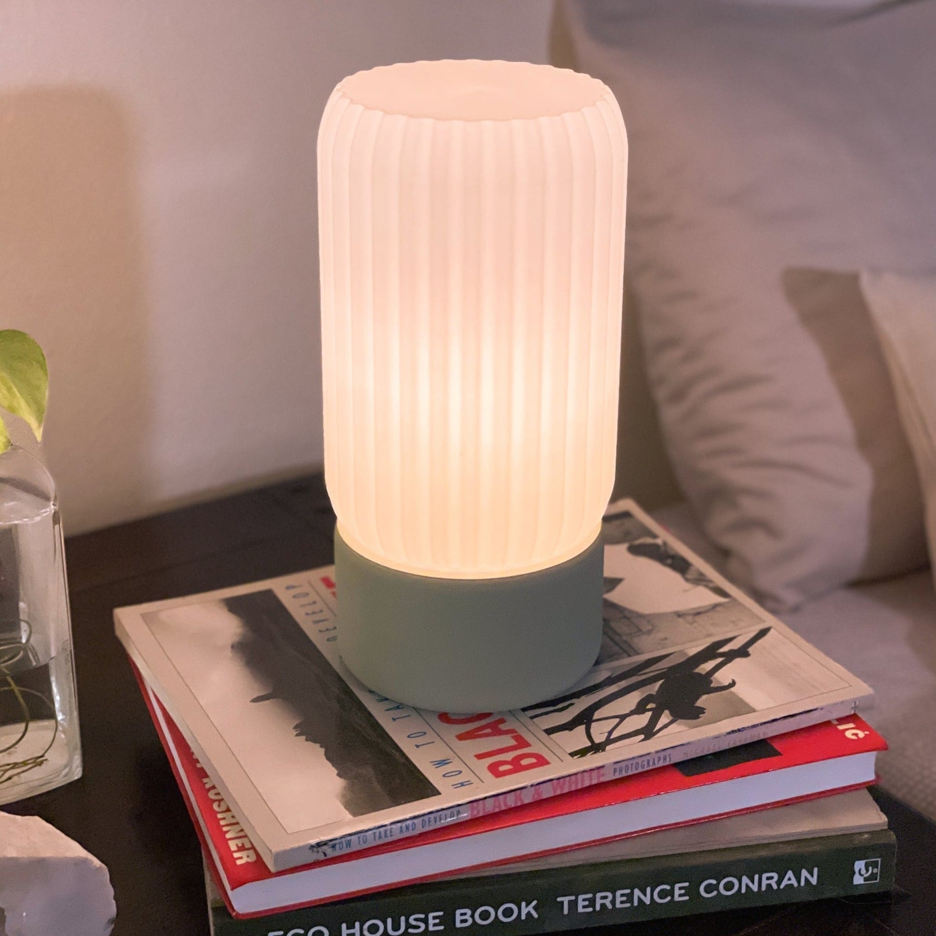 Milk Shade Barrel Table Lamp Terra Labs