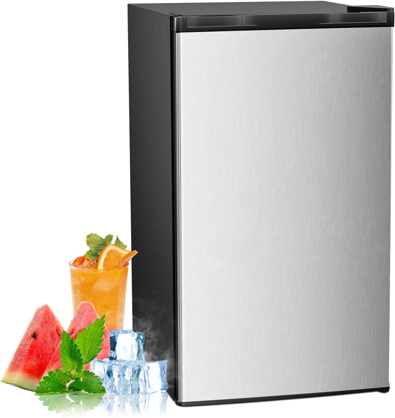 Mini Compact Refrigerator with Freezer, 2.6 Cu.Ft 58070RRE0 Kismile