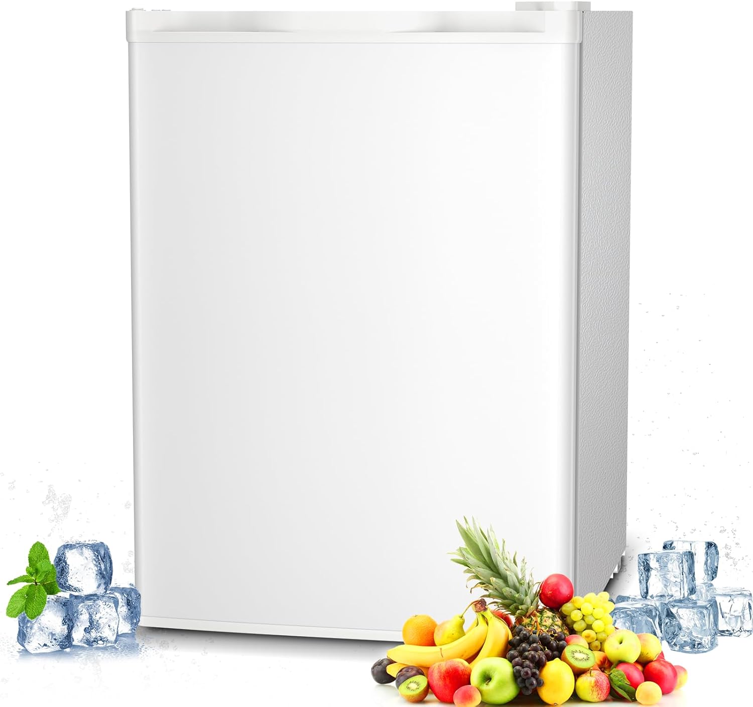 Mini Compact Refrigerator with Freezer, 2.6 Cu.Ft 58070RRE0 Kismile