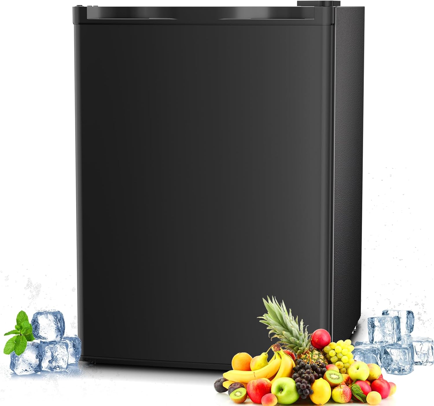 Mini Compact Refrigerator with Freezer, 2.6 Cu.Ft 58070RRE0 Kismile