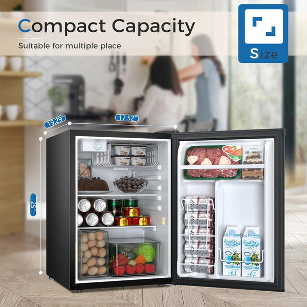 Mini Compact Refrigerator with Freezer, 2.6 Cu.Ft 58070RRE0 Kismile