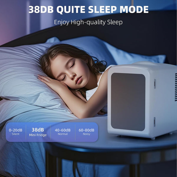 Mini Compact Refrigerator with Gaming Light  F3404L Kismile