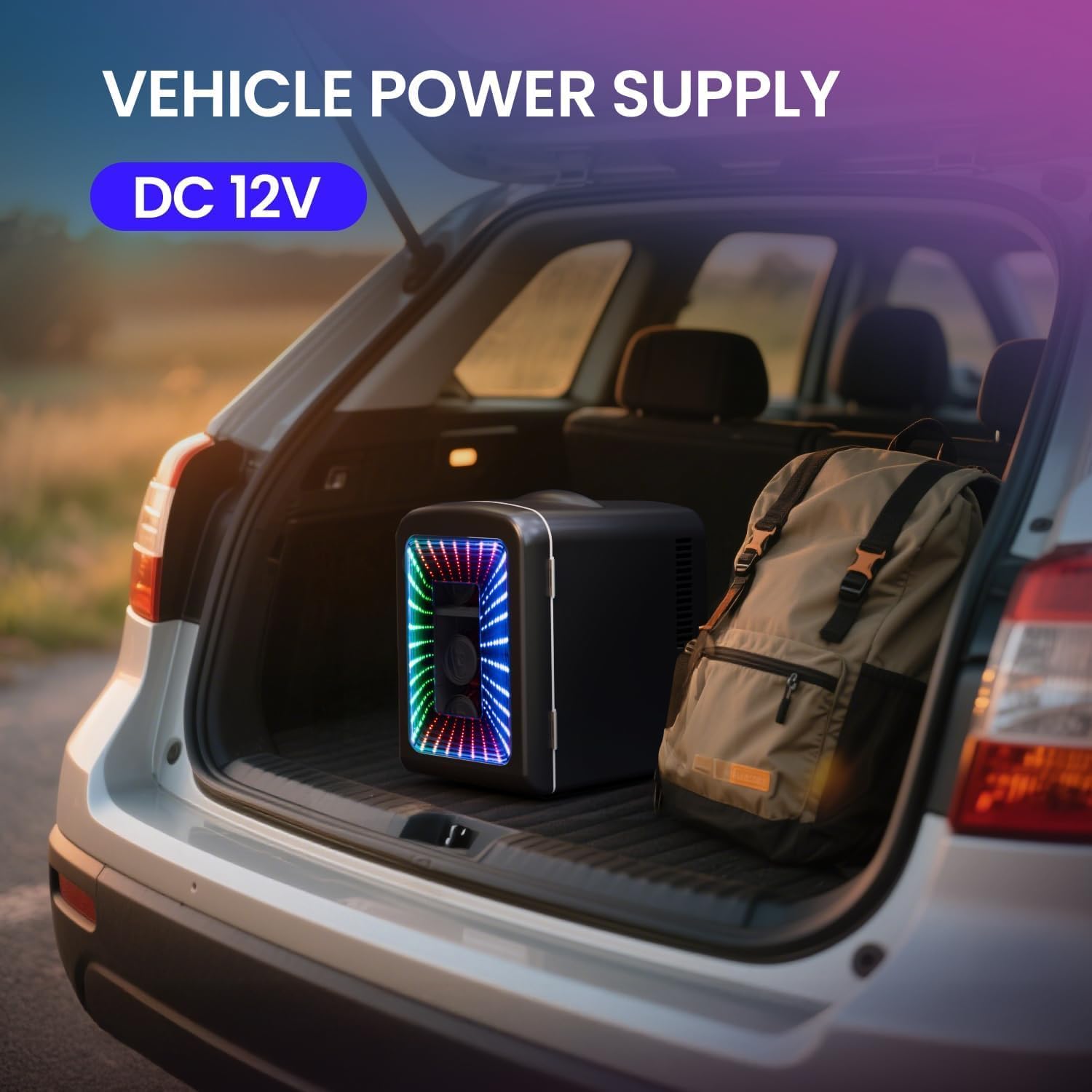 Mini Compact Refrigerator with Gaming Light  F3404L Kismile