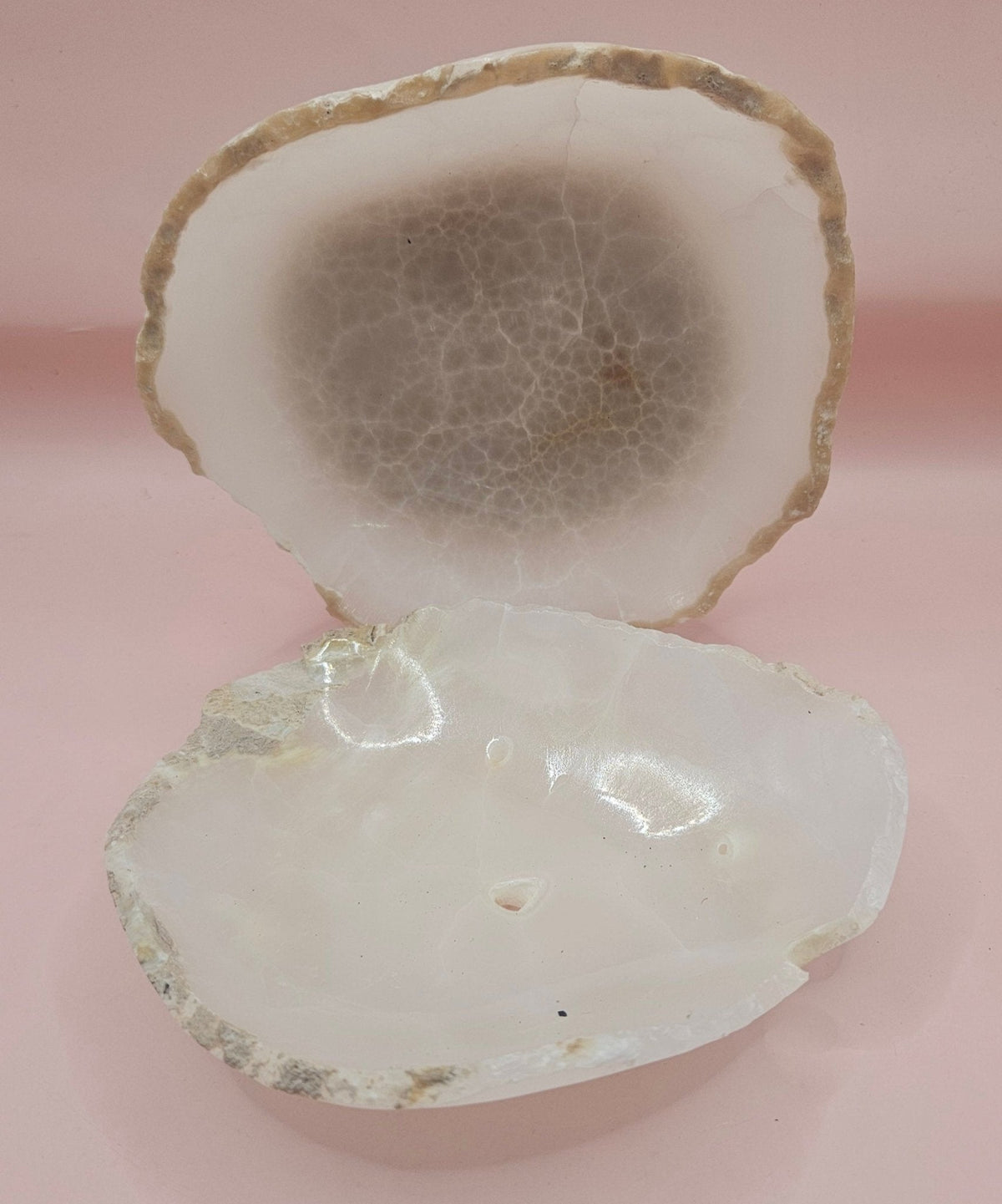 Mini Onyx Dish – Small Raw Edge Polished Stone Bowl 5