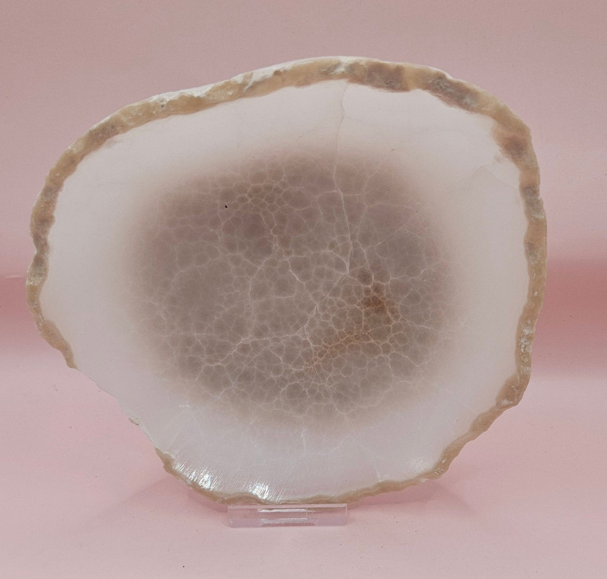 Mini Onyx Dish – Small Raw Edge Polished Stone Bowl 5