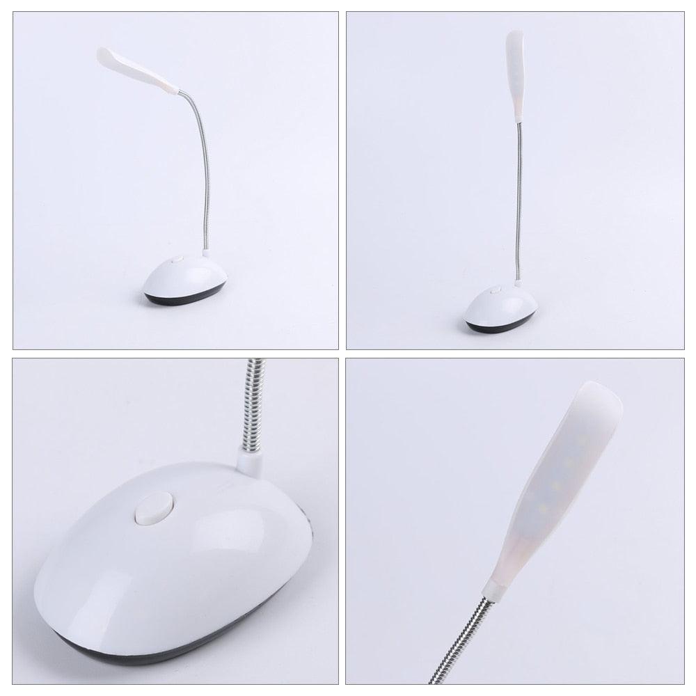 Mini Portable LED Table Light Foldable Student Book Reading Study Desk Lamp Eye Protection Battery Bedroom Office Bright Light Decorative Table Lamp Cute Study Lamps for Bedroom Décor