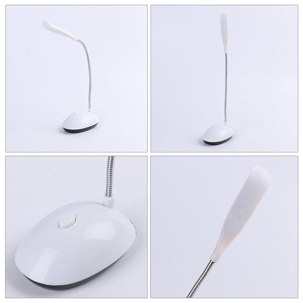 Mini Portable LED Table Light Foldable Student Book Reading Study Desk Lamp Eye Protection Battery Bedroom Office Bright Light Decorative Table Lamp Cute Study Lamps for Bedroom Décor