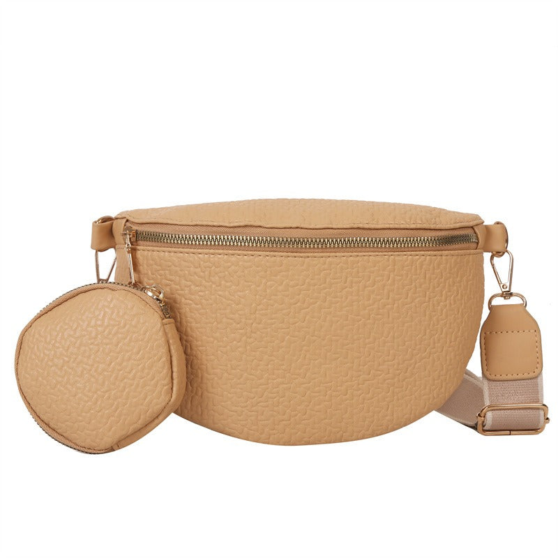 Minimalist chest bag for women's crossbody single shoulder diagonal cross waist bag