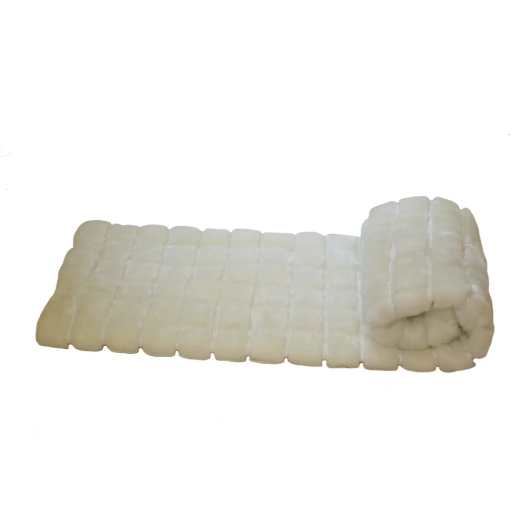 Fur Throw 'Mink Patchwork Ivory' - Gifts for You 'n Me