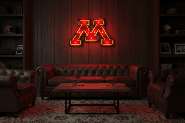 The University of Minnesota Gofer Lighted Recycled Metal Wall Decor