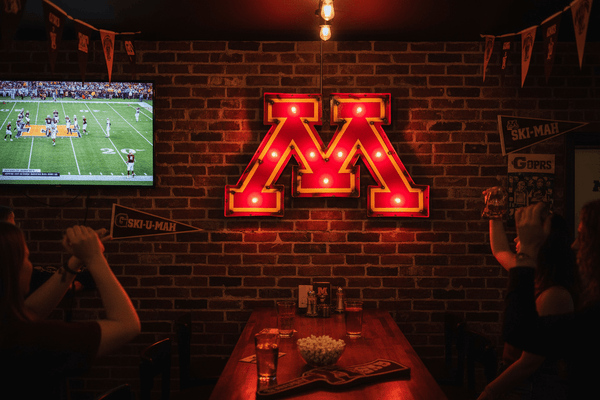 The University of Minnesota Gofer Lighted Recycled Metal Wall Decor