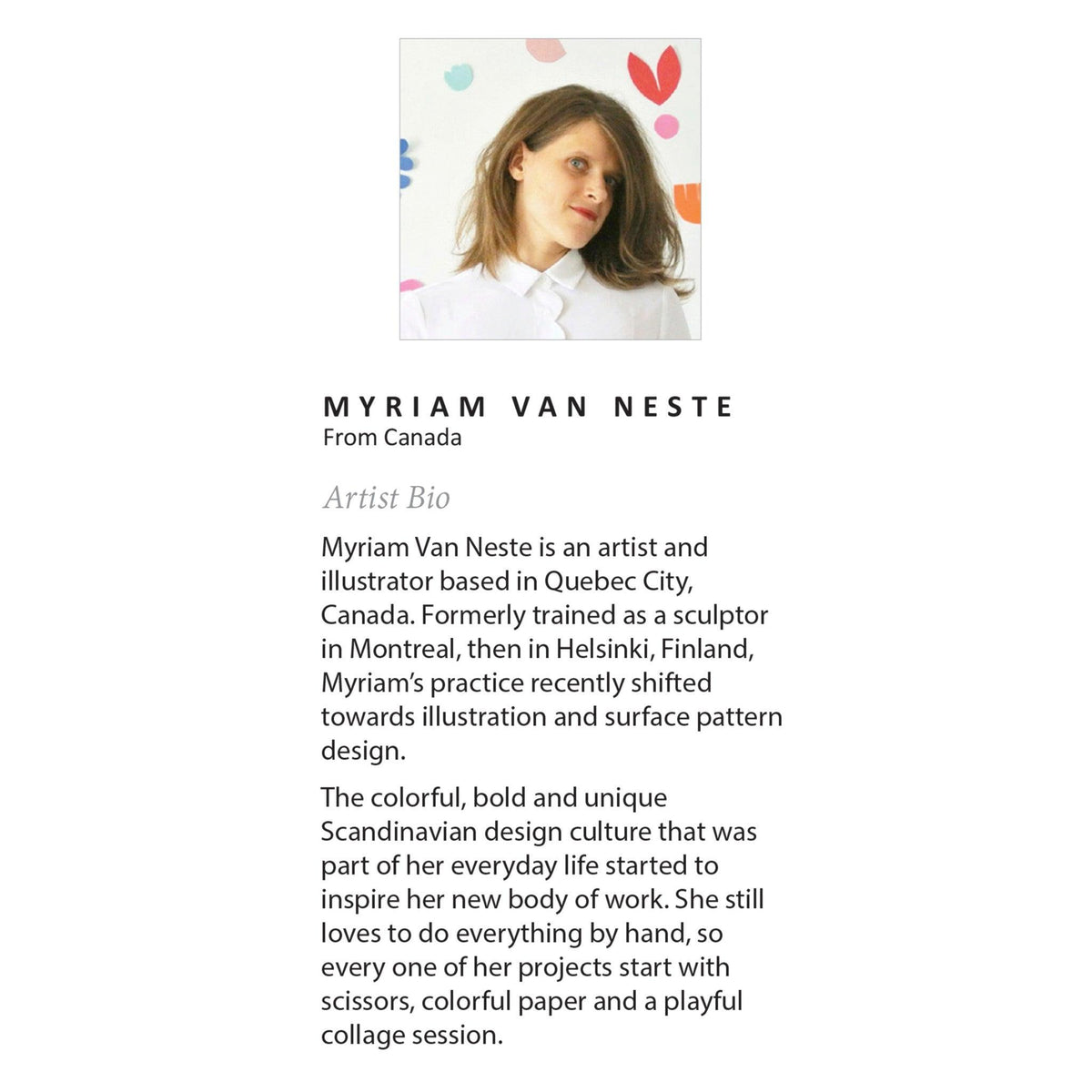 Sylvie Little Bloom Framed Canvas by Myriam Van Neste